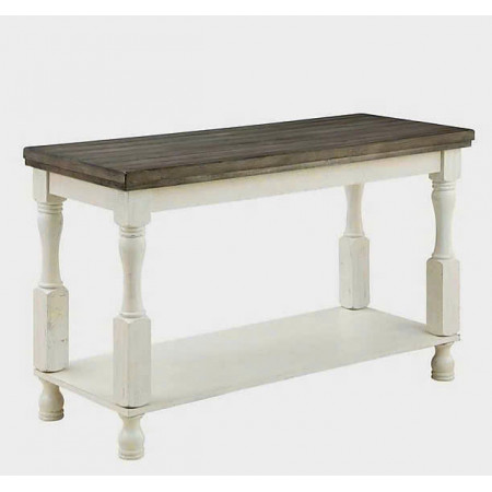 Calandra : Bàn Console Trang Trí ( Trắng + Xám Khói )